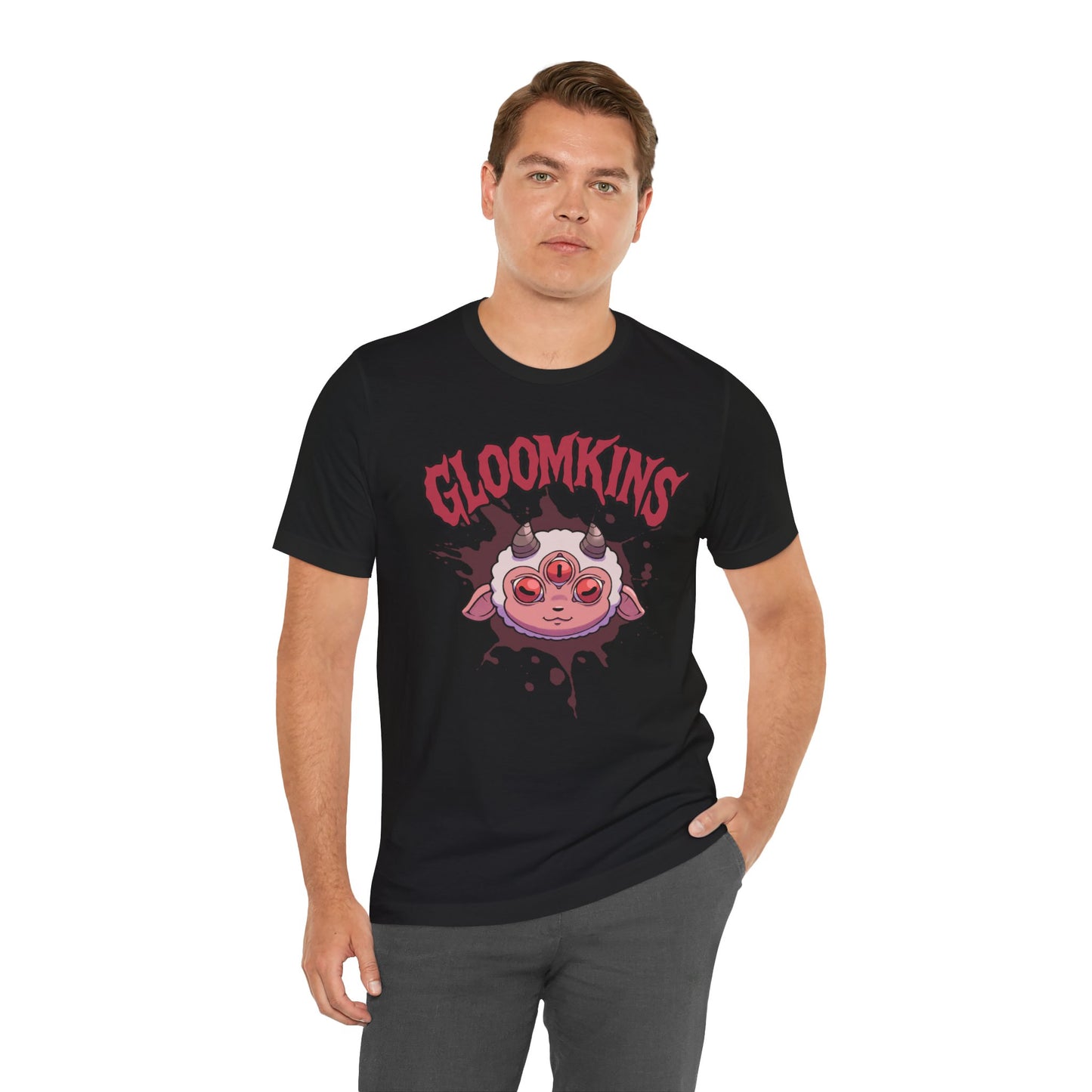 Tim the Lambkin Graphic Tee for Spooky Vibes, Unisex Shirt, Cute Monster T-Shirt, Art Lovers Gift, Casual Wear