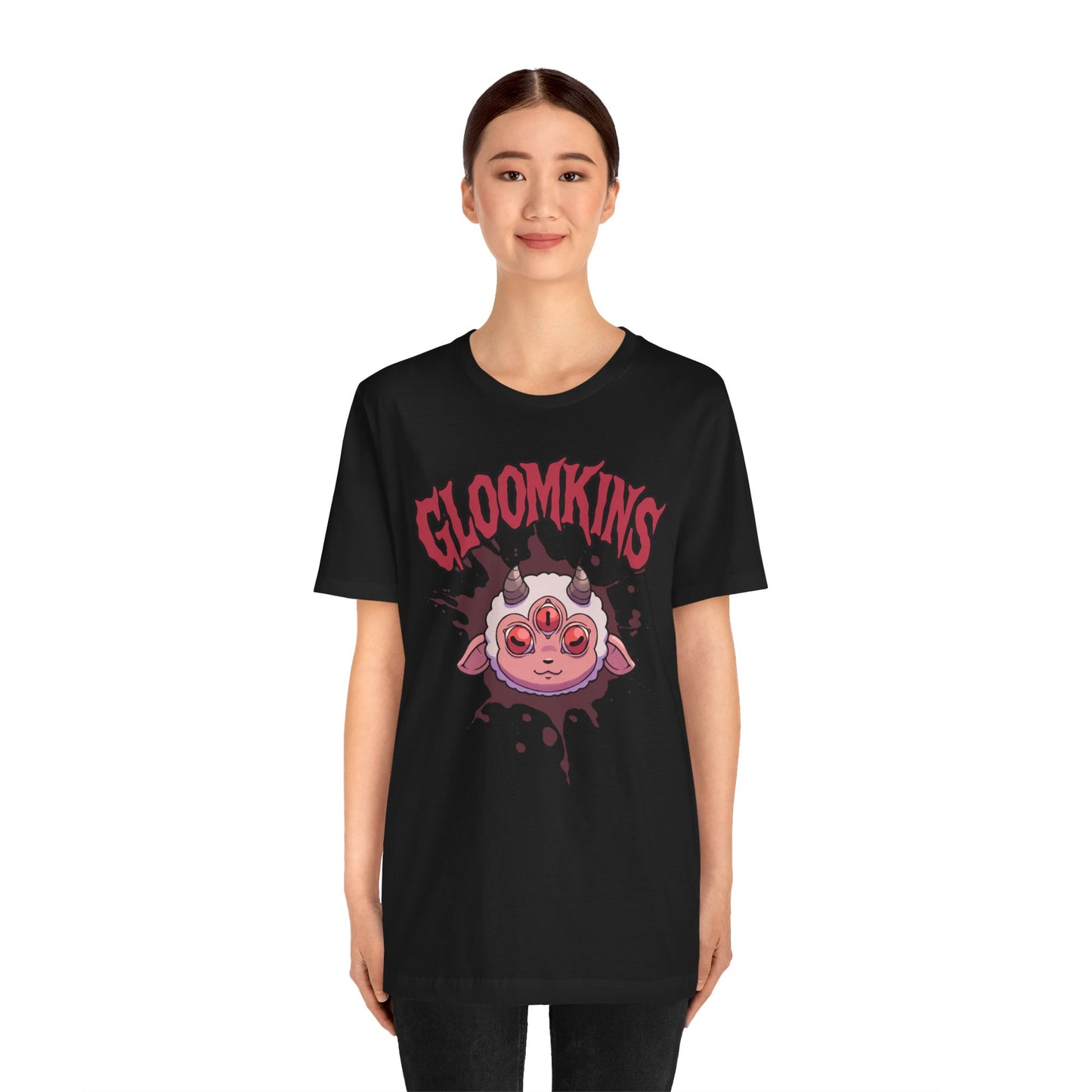 Tim the Lambkin Graphic Tee for Spooky Vibes, Unisex Shirt, Cute Monster T-Shirt, Art Lovers Gift, Casual Wear
