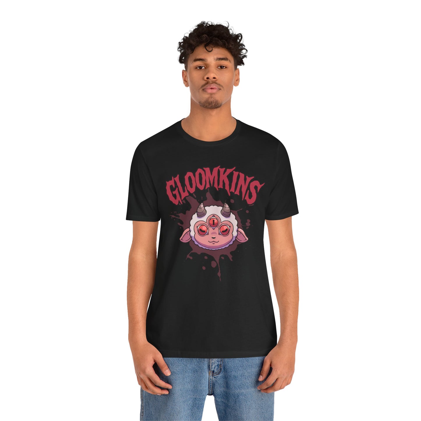 Tim the Lambkin Graphic Tee for Spooky Vibes, Unisex Shirt, Cute Monster T-Shirt, Art Lovers Gift, Casual Wear
