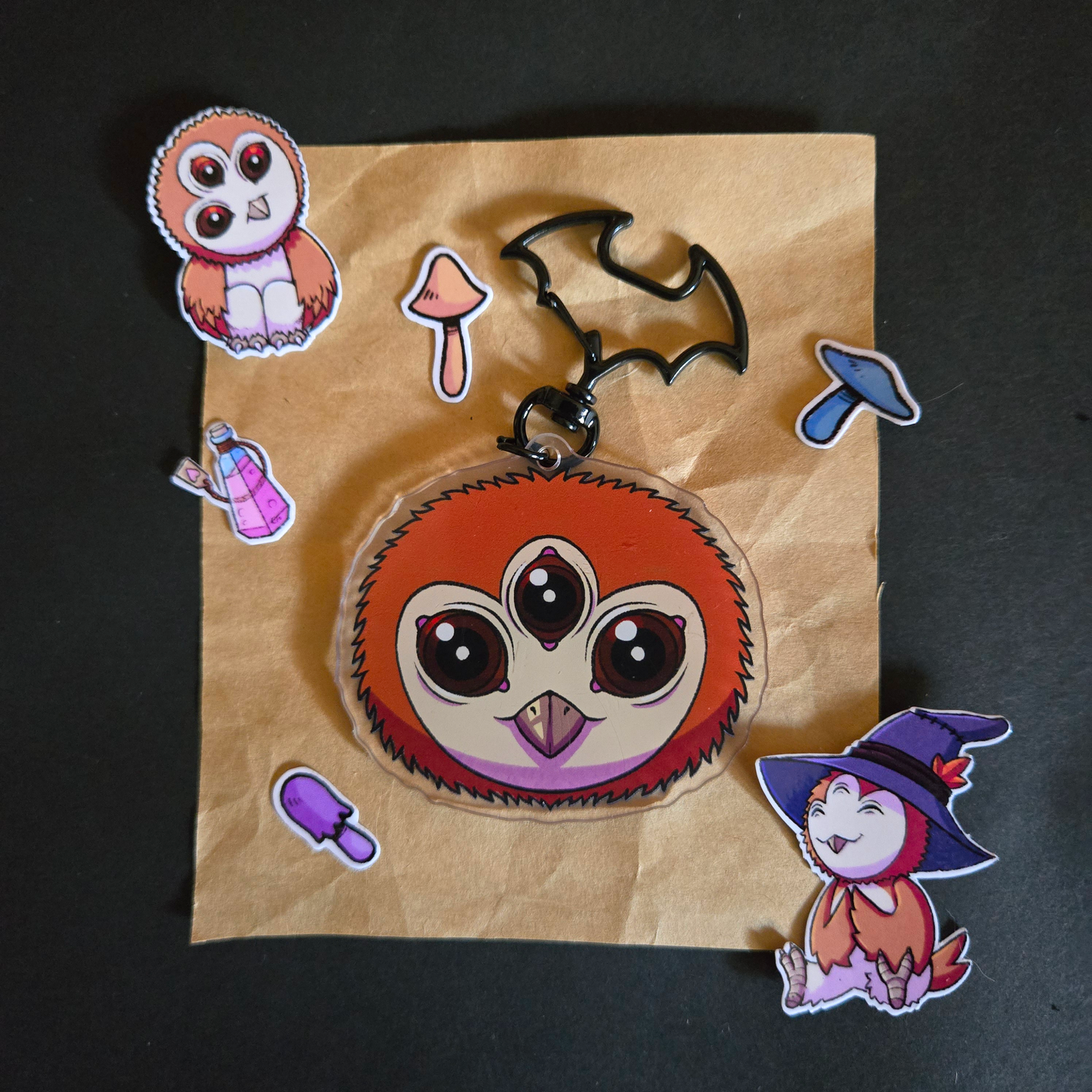 Hecate Vinyl Keychain