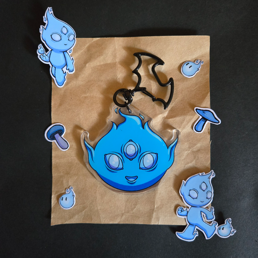 Willow Vinyl Keychain